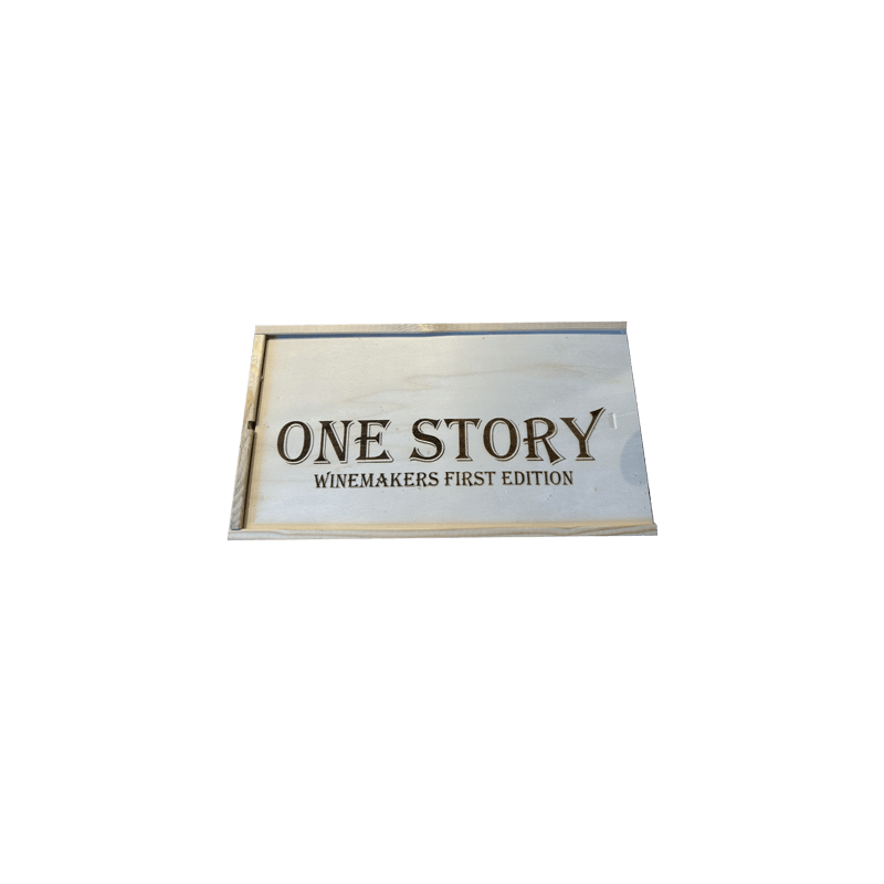 One Story Houten kist 2 vak